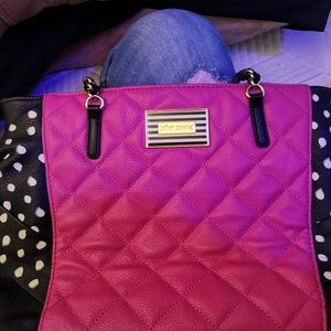 Betsey Johnson Hot Pink Tote